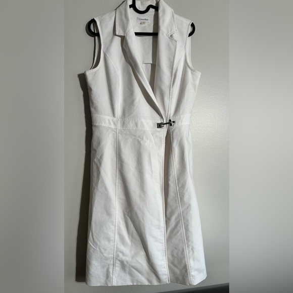 CALVIN KLEIN CLASP WRAP DRESS - Picture 2 of 4